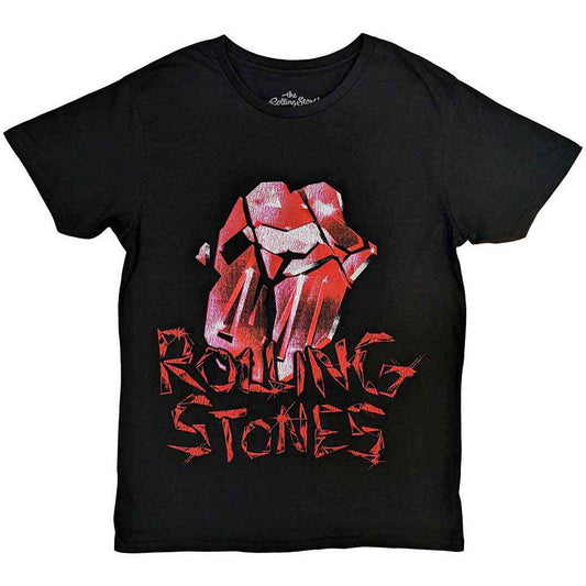 Rolling Stones Hackney Diamonds Cracked Glass Tongue T-shirt