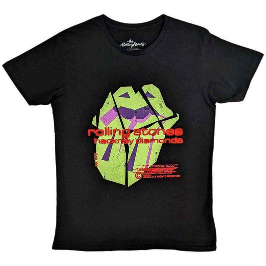 Rolling Stones Hackney Diamonds Neon Tongue T-shirt