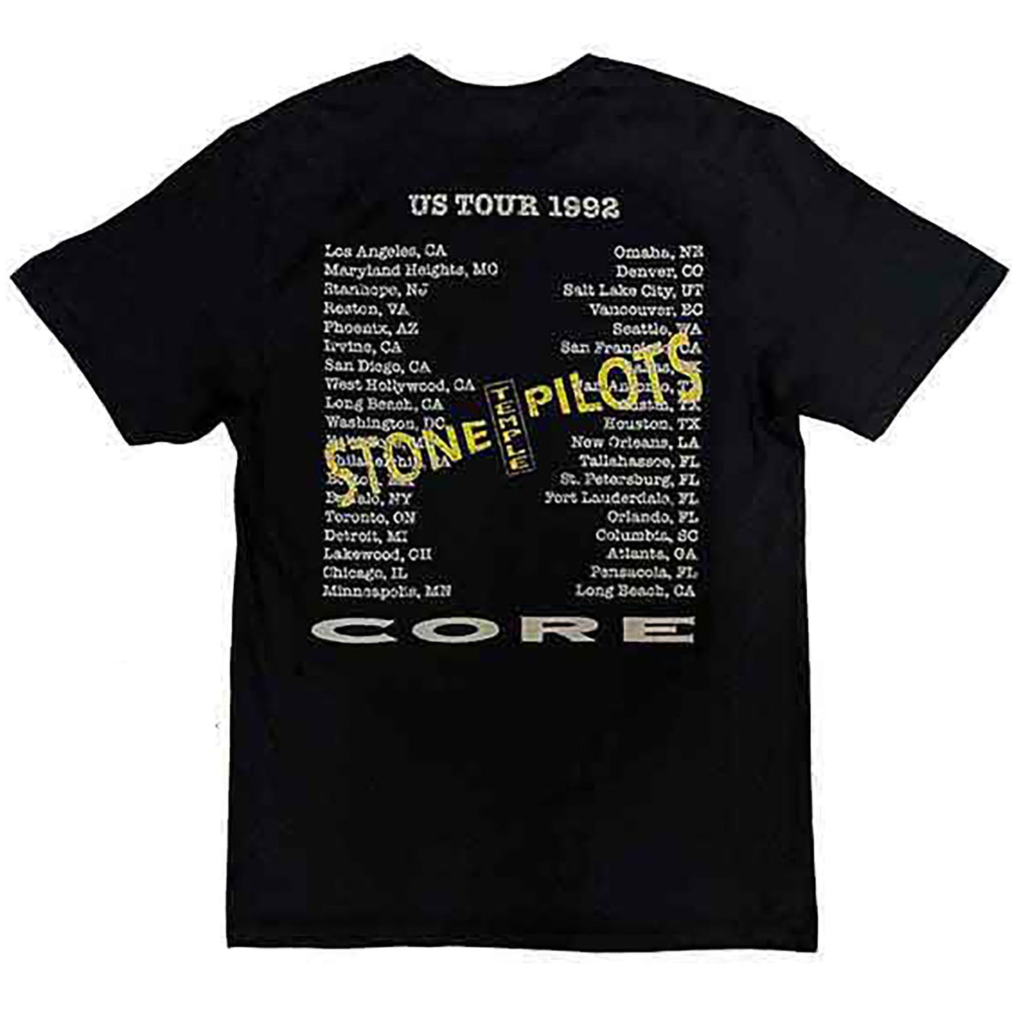 Core Us Tour '92 T-shirt