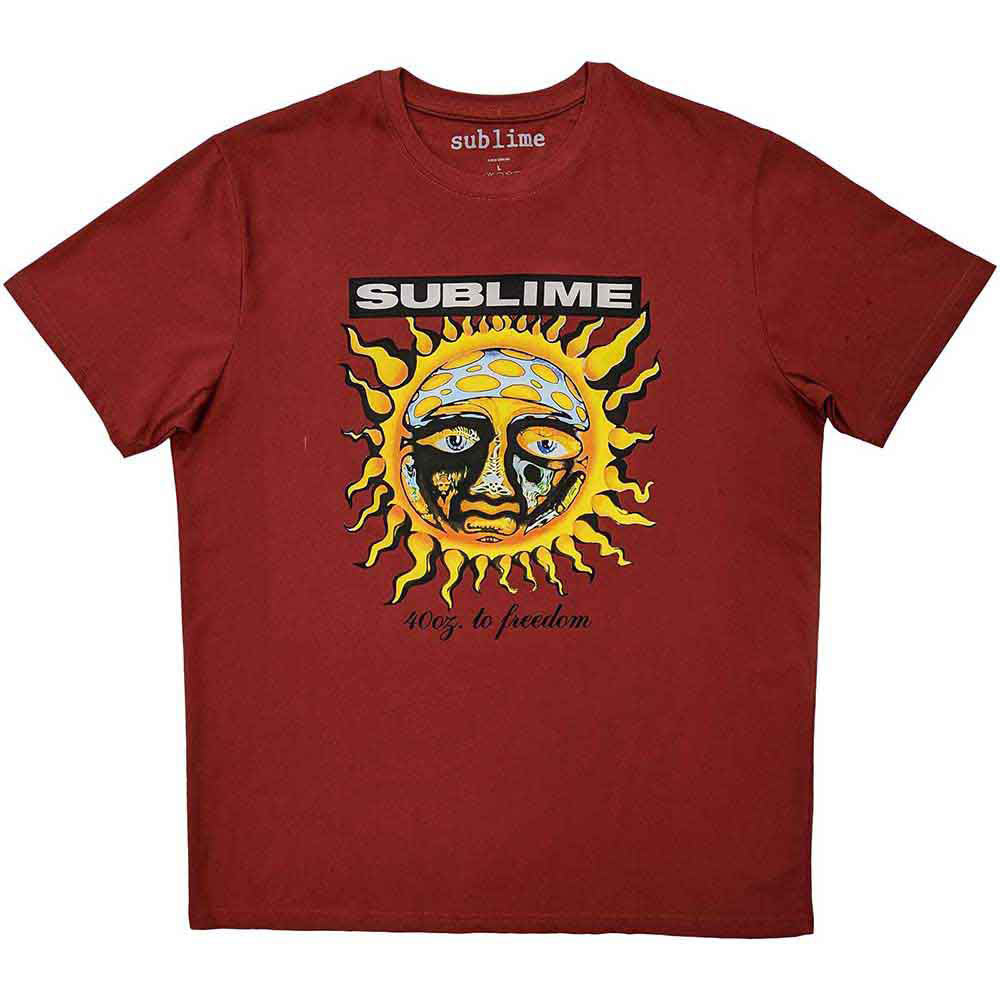Sublime Grn 40 Oz T-shirt 450675 | Rockabilia Merch Store