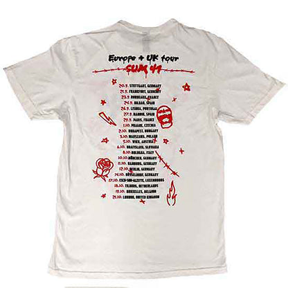 Sum 41 Sketches European Tour 2022 T-shirt