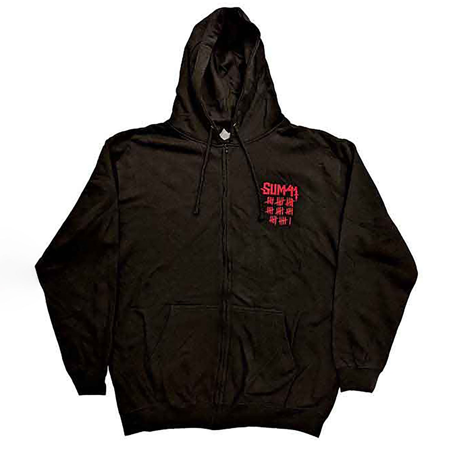 Sum 41 Order In Decline Tour 2020 Zippered Hooded Sweatshirt