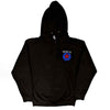 Star Logo Zippered Hooded Sweatshirt