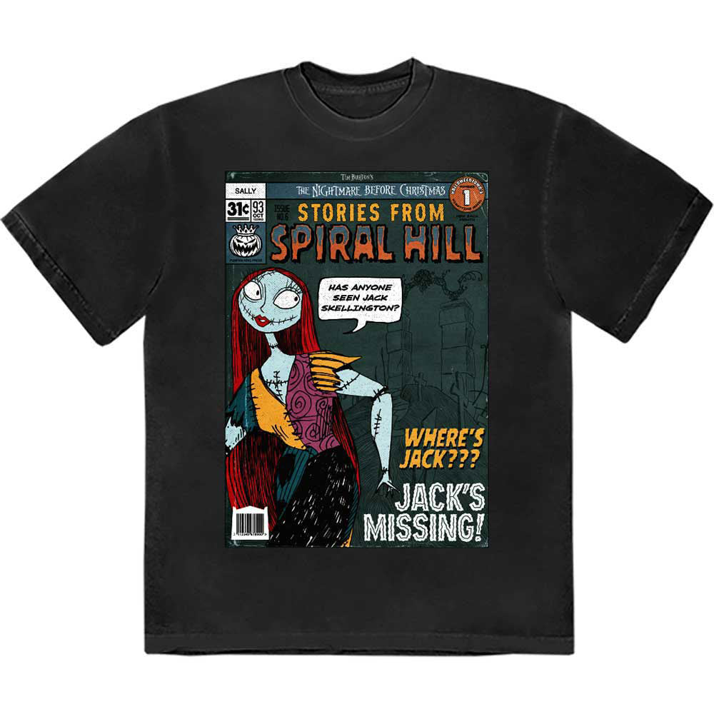 Disney The Nightmare Before Christmas Spiral Hill Sally T-shirt