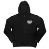 Louder And Faster Zippered Hooded Sweatshirt