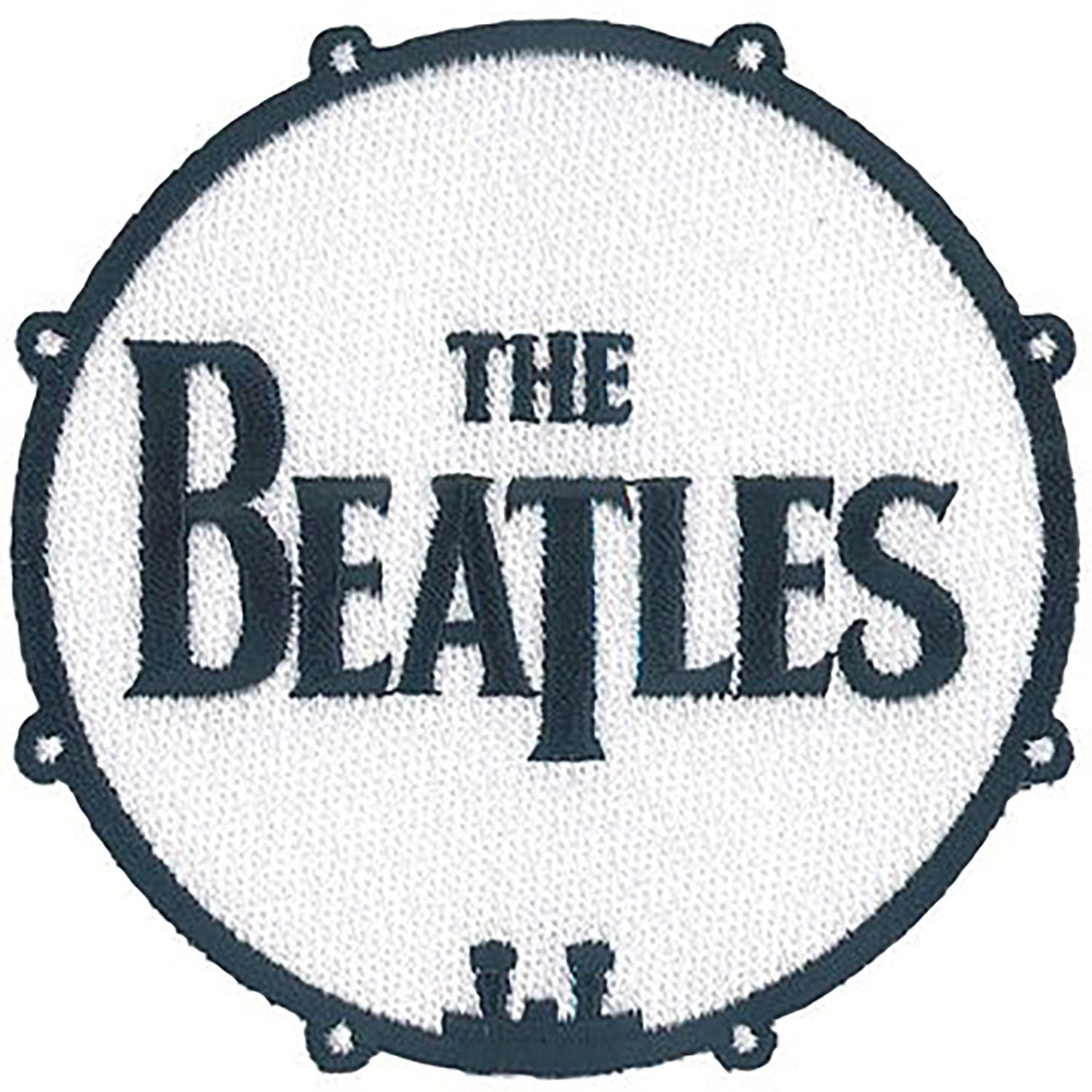 The Beatles Bass Drum Logo Embroidered Patch