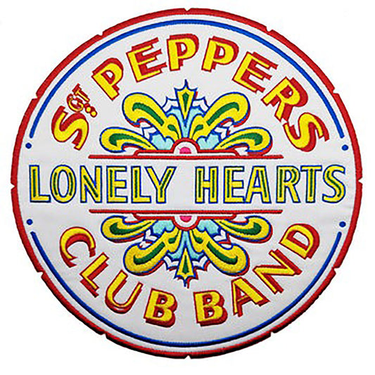 The Beatles Sgt Pepper Logo Back Patch Front