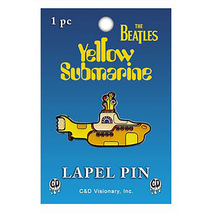 Beatles The Beatles Yellow Submarine Logo Pewter Pin Badge
