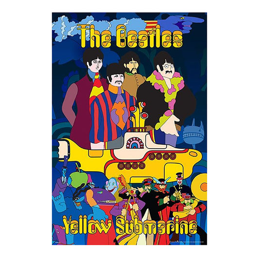 Beatles Yellow Submarine-Aquatic Domestic Poster