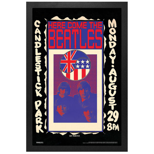 Candlestick Park Concert Framed Wall Art