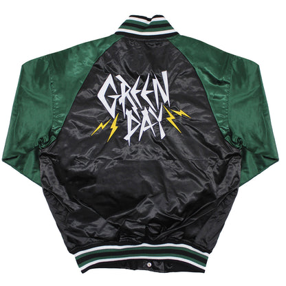 Lightning Logo Satin Jacket Jacket