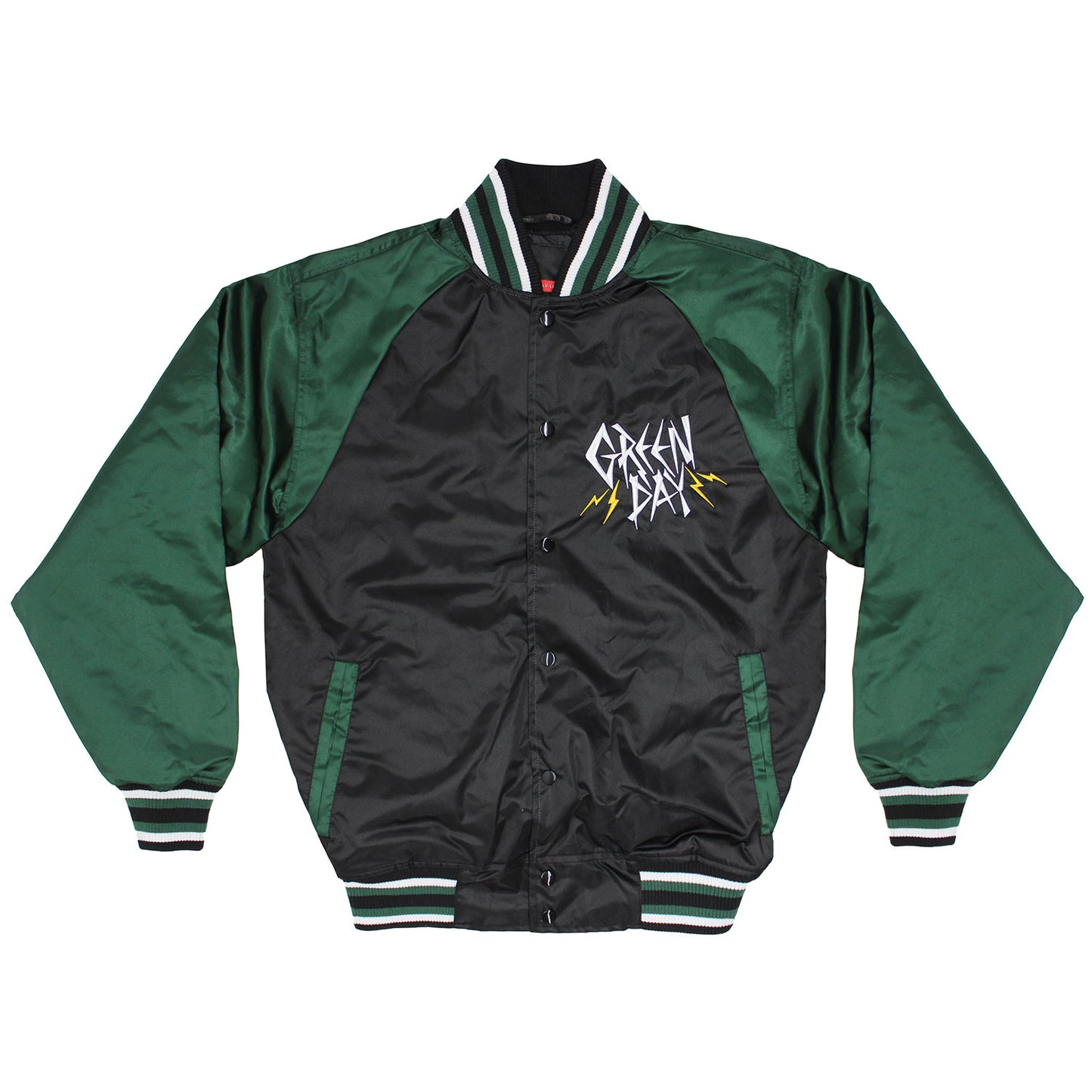 Lightning Logo Satin Jacket Jacket