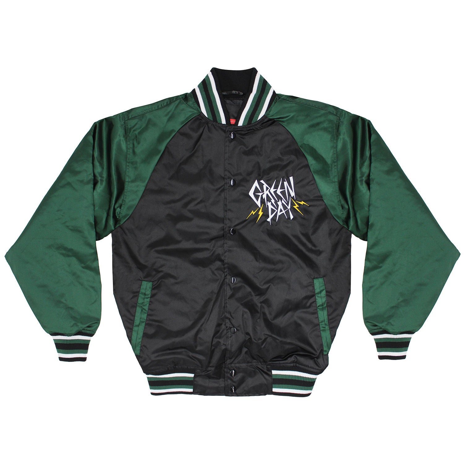 Lightning Logo Satin Jacket Jacket