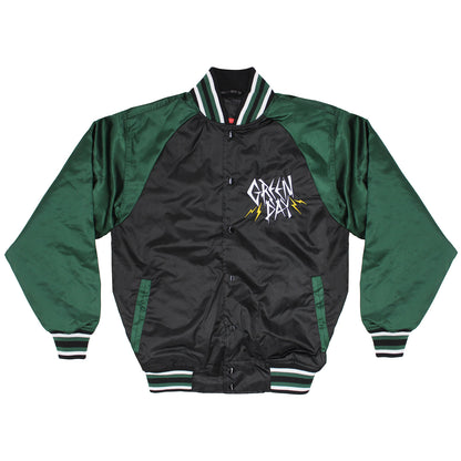 Lightning Logo Satin Jacket Jacket