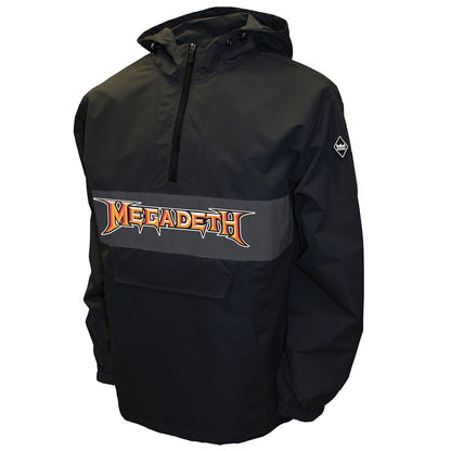 Megadeth Hooded Windshell Pullover Jacket