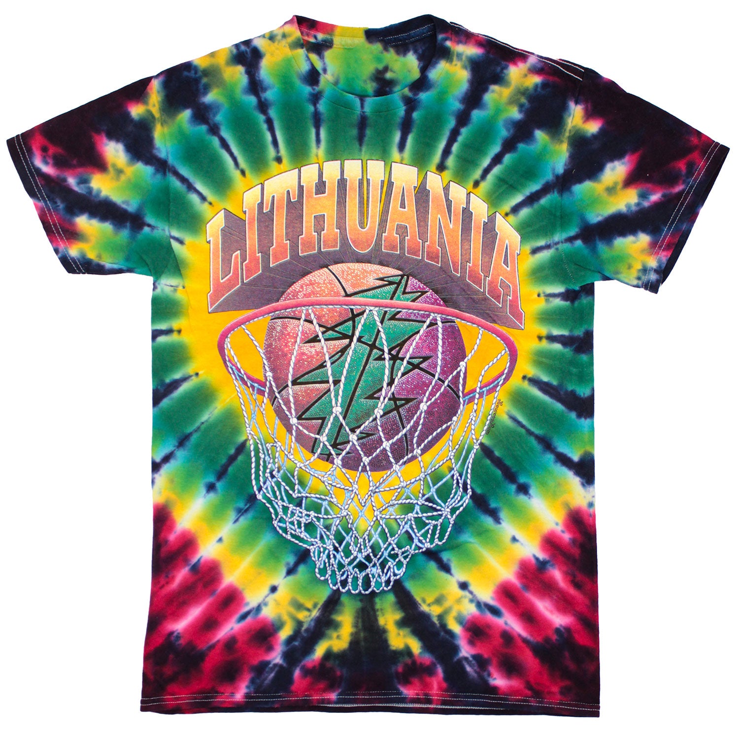 Grateful Dead Lithuania Tie Dye T-shirt 451078 | Rockabilia Merch