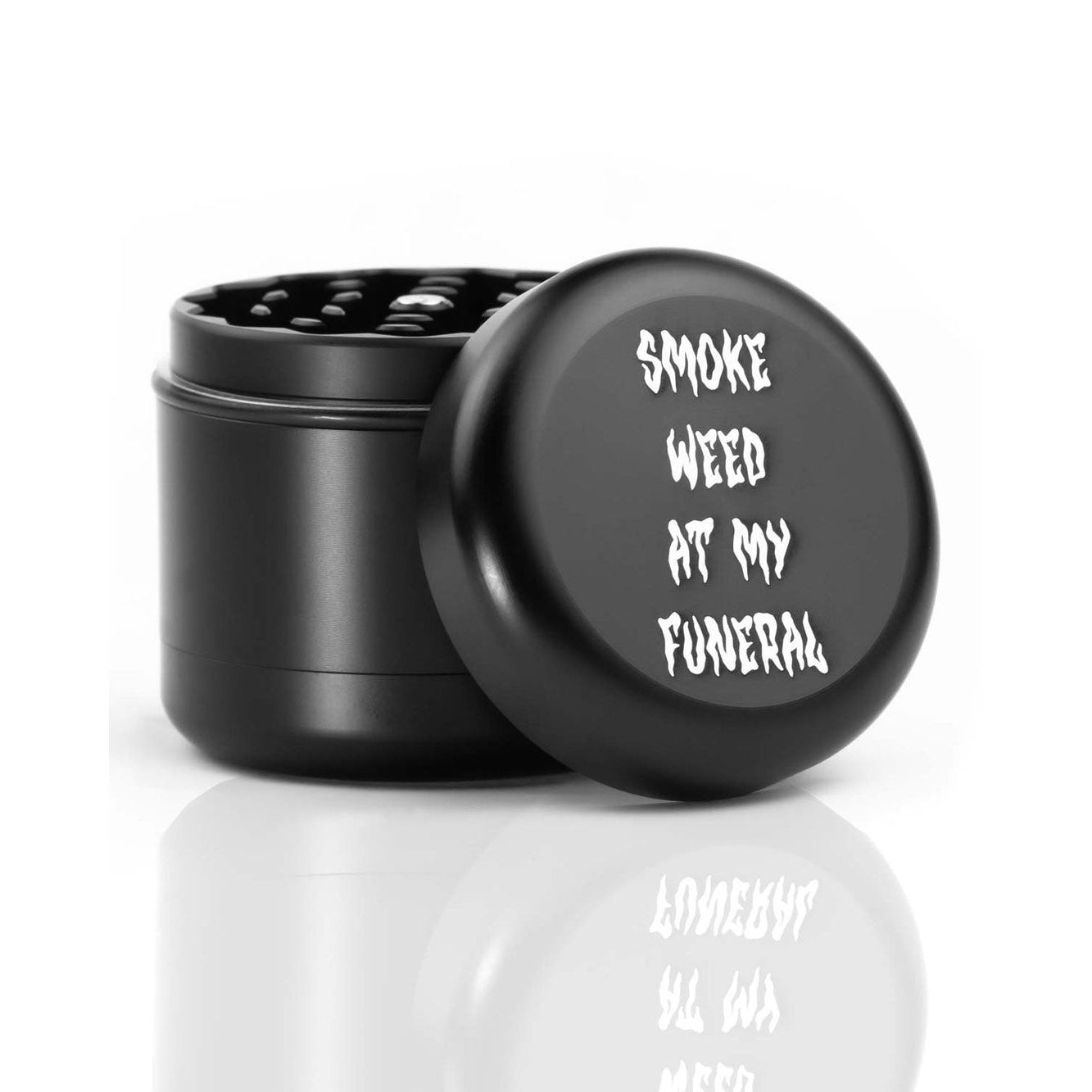Blackcraft Smoke W**D At My Funeral 2" 4 Piece Grinder Grinder