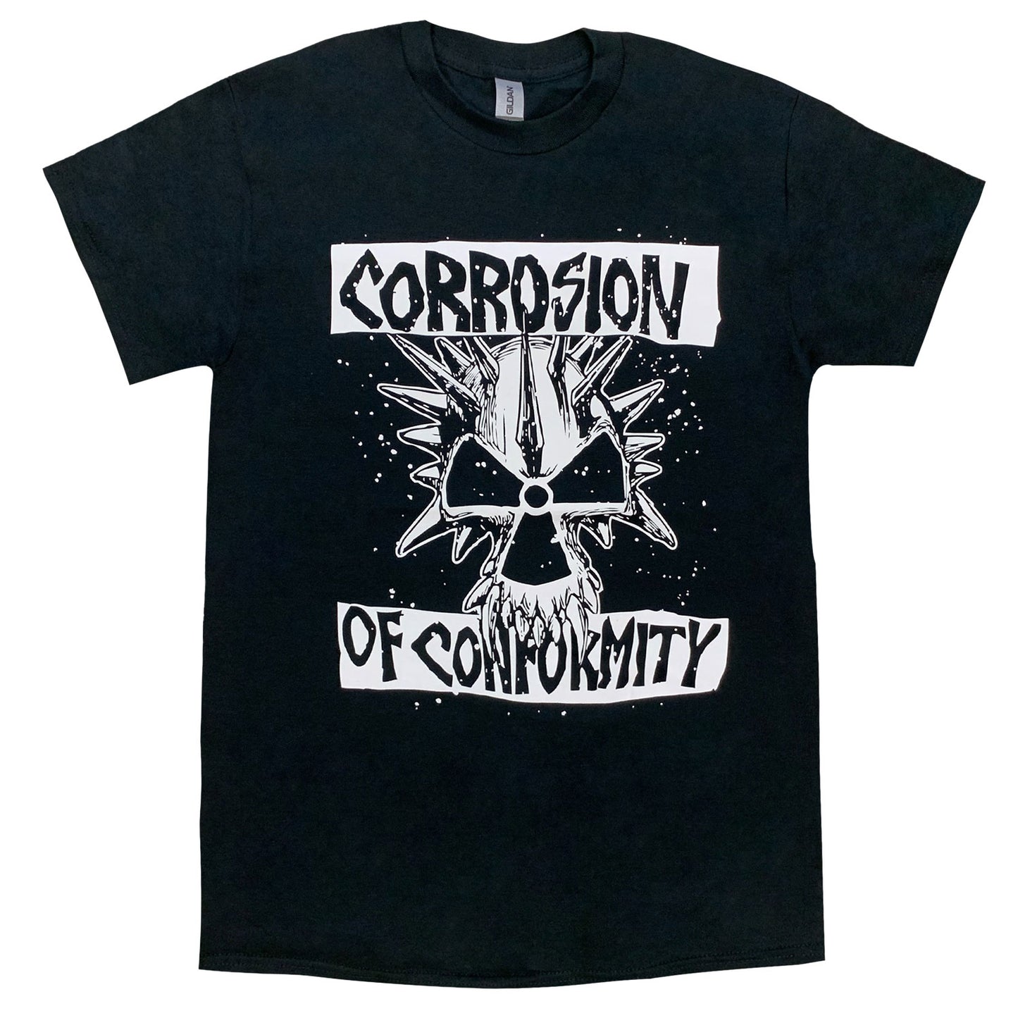 Classic Distressed Logo/Beware of God T-shirt