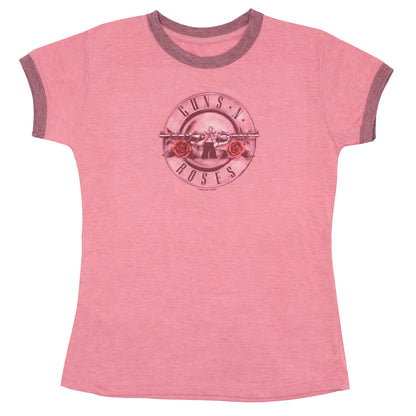 Pink Bullet Logo Junior Top