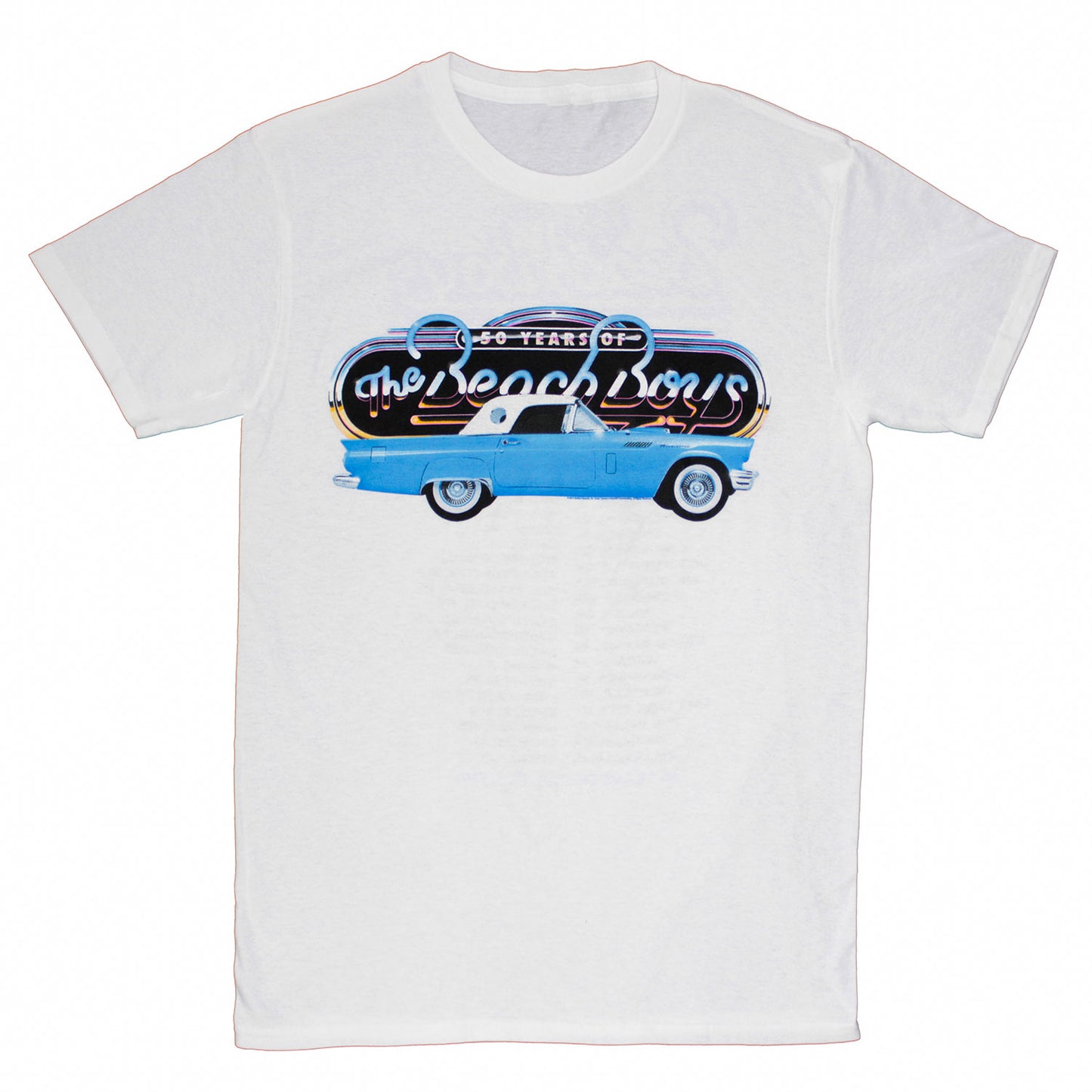 Beach Boys 50 Years Of The Beach Boys North American Tour 2014 T-shirt
