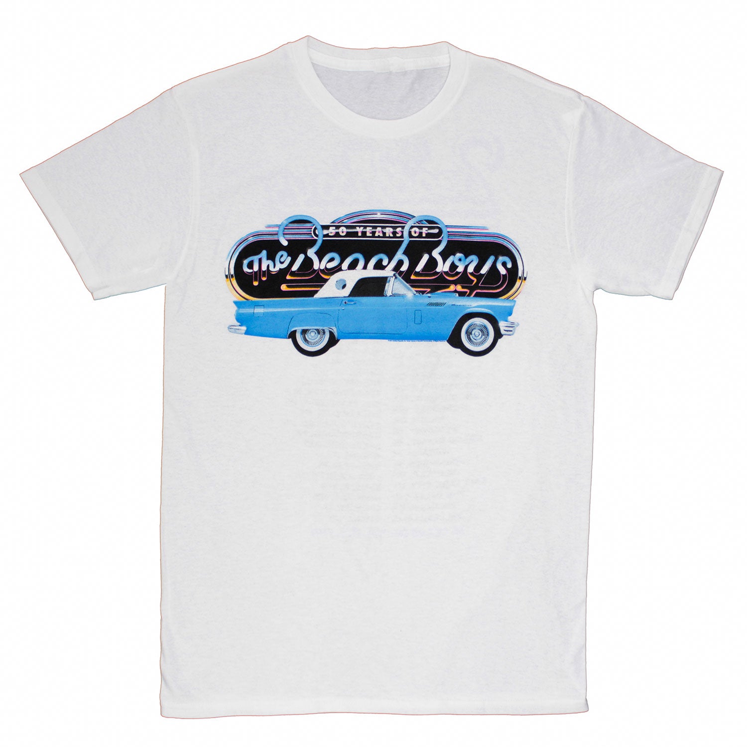 Beach Boys 50 Years Of The Beach Boys North American Tour 2014 T-shirt