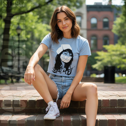 Girl's Nurse Crop Junior Top