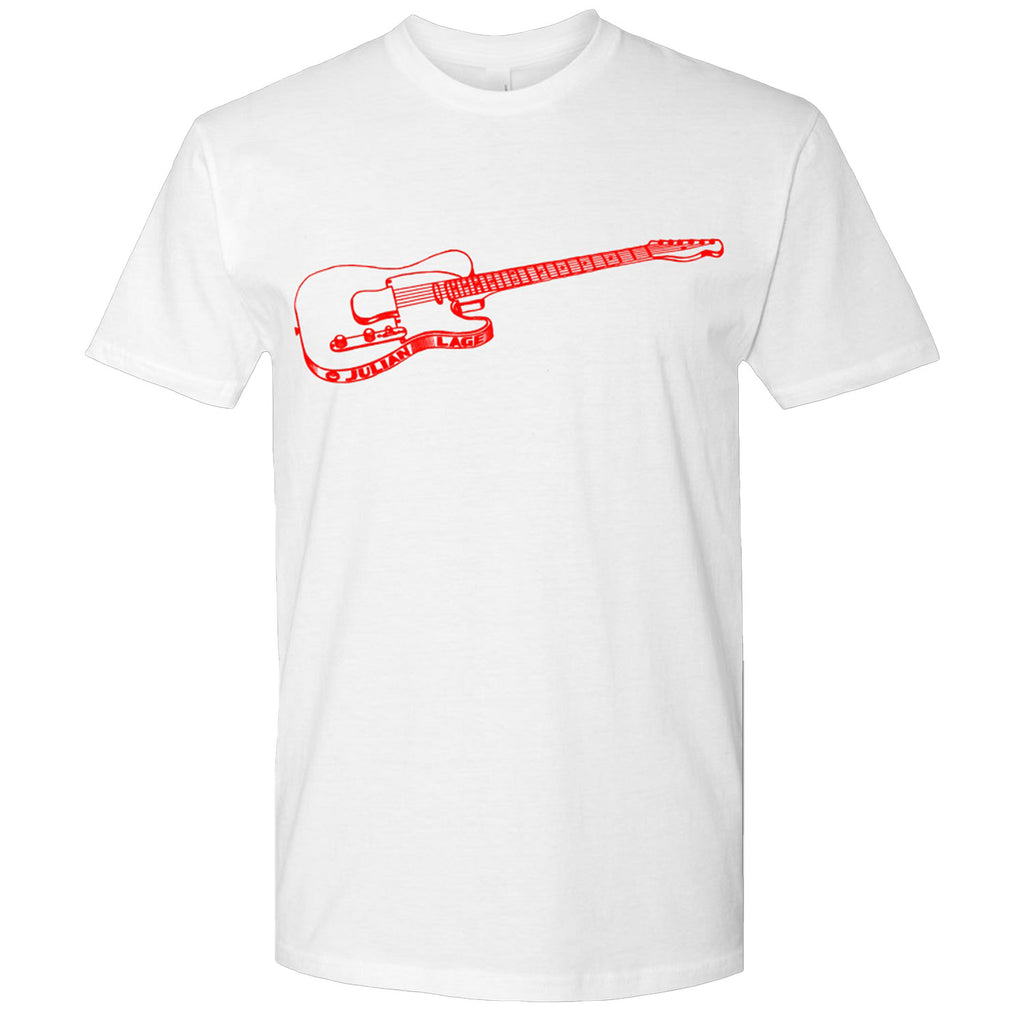 Julian Lage Telecaster [WHITE] T-shirt 451226 | Rockabilia Merch Store