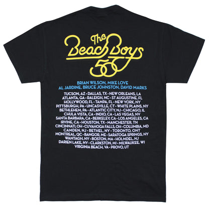 Beach Boys The Beach Boys 50 Tour Cities T-shirt