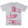 Jumbo Print Sign Language Hands Photo T-shirt