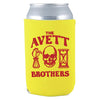 Skull Flower Hourglass - Yellow Can Cooler