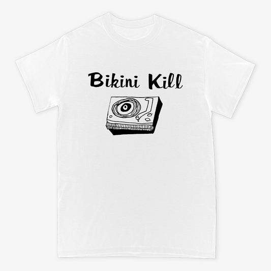 Bikini Kill Record Player [WHITE] T-shirt
