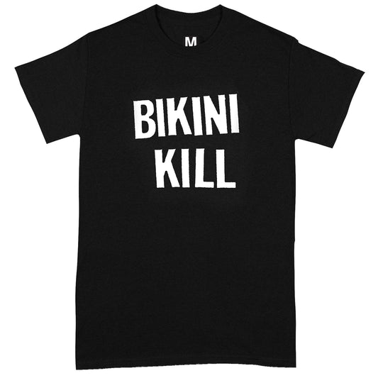 Bikini Kill Flyer [WHITE ON BLACK] T-shirt