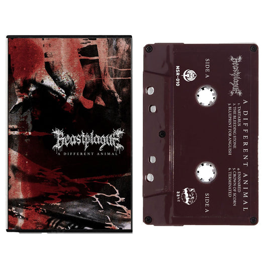 Beastplague A Different Animal cassette (dried blood Shell) Cassette Tape