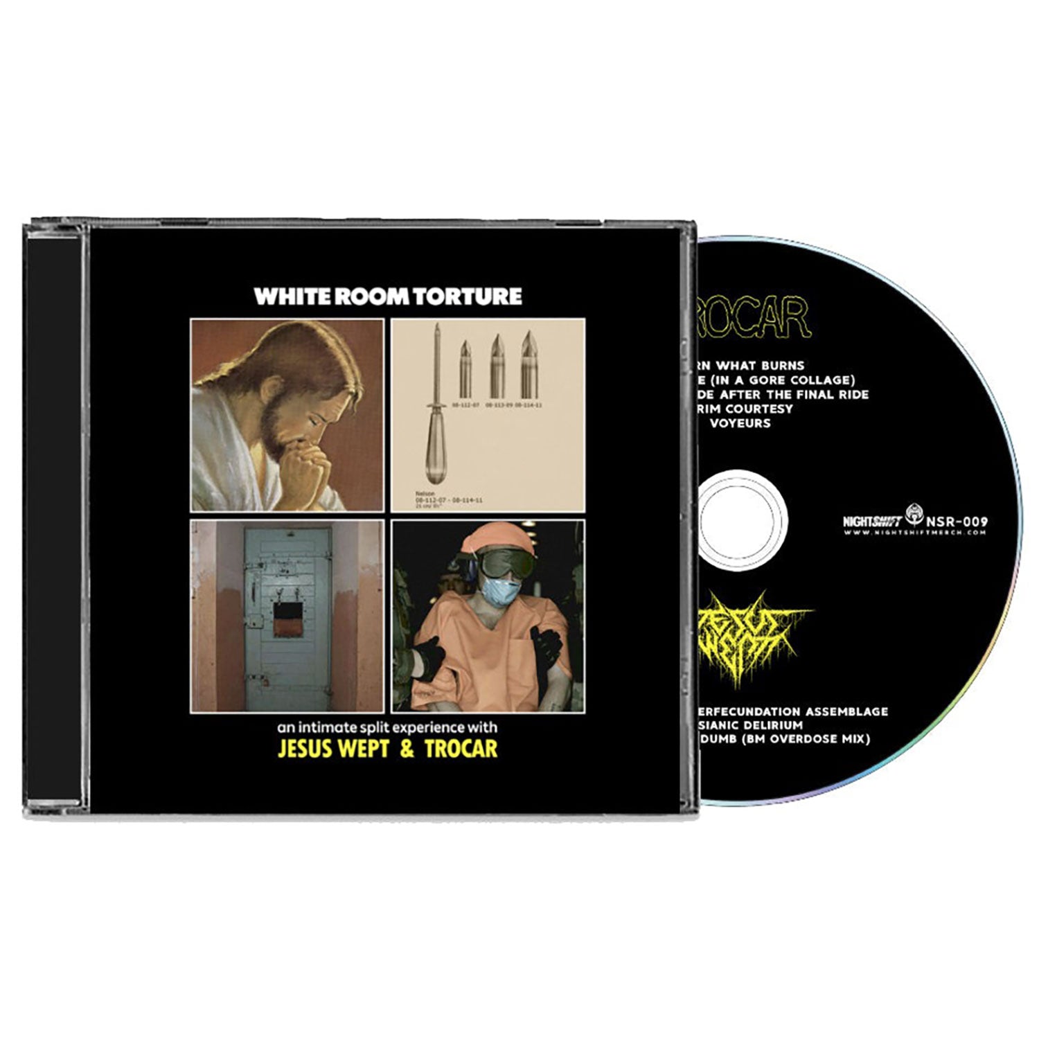 Jesus Wept / Trocar - White Room Torture CD CD