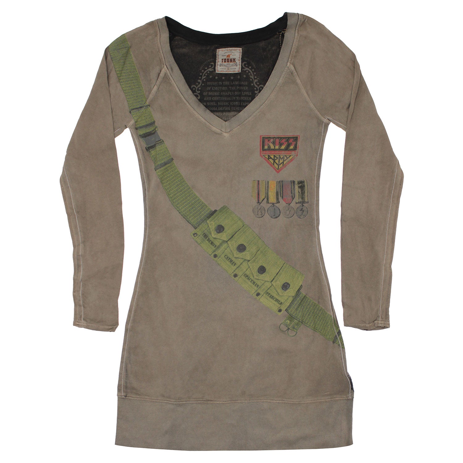 KISS Army Mock Uniform by TRUNK LTD Junior Top