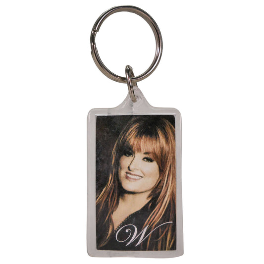 W Signature Logo, Photo & www.wynonna.com Plastic Key Chain