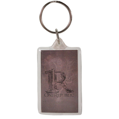 R Logo & Tree Plastic Key Chain