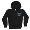 Pocket Logo Zippered Hooded Sweatshirt