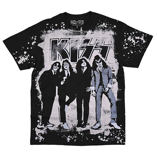 KISS Dressed To Kill Havok Tie Dye T-shirt Front