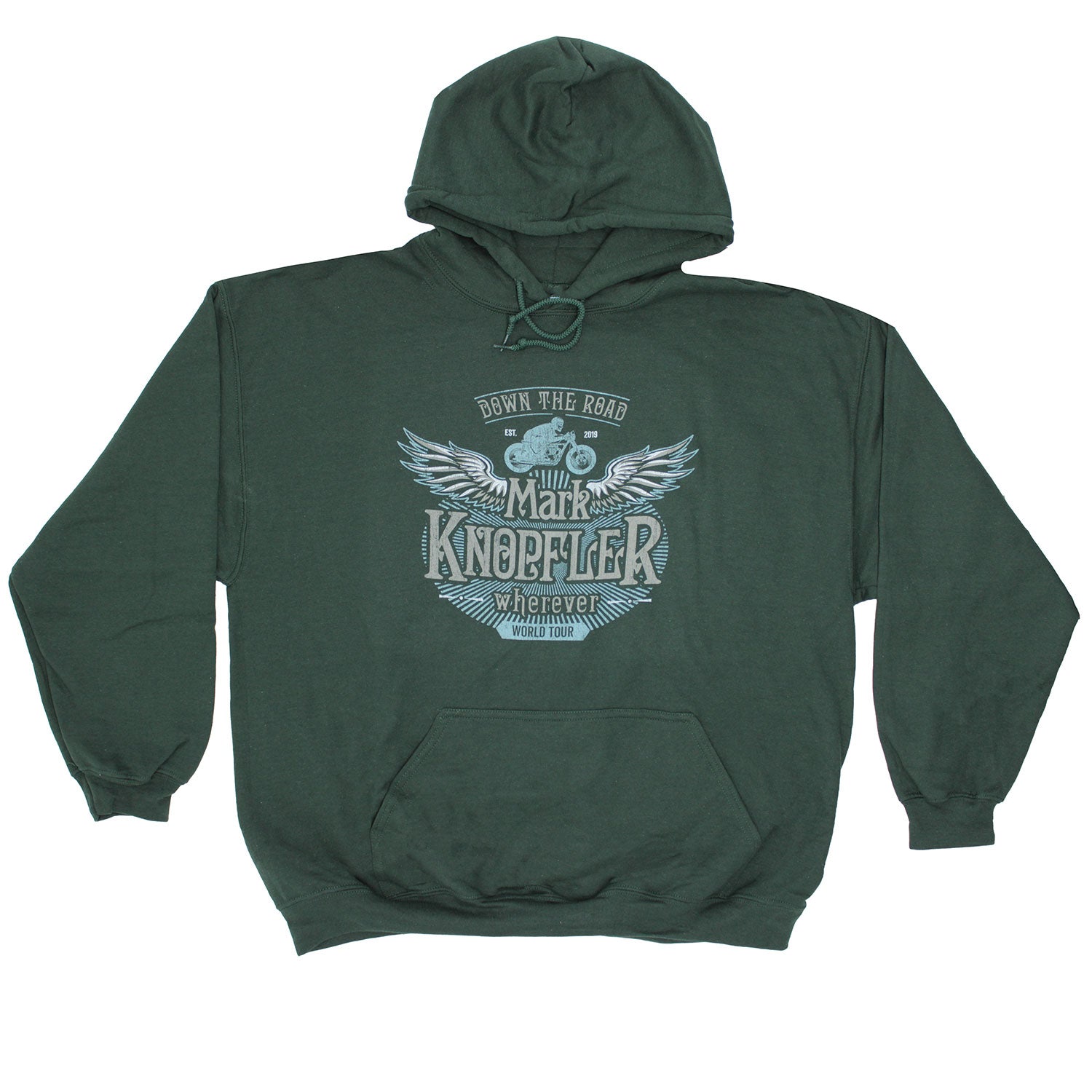 Mark Knopfler Down The Road wherever World Tour EST. 2019 Hooded Sweatshirt