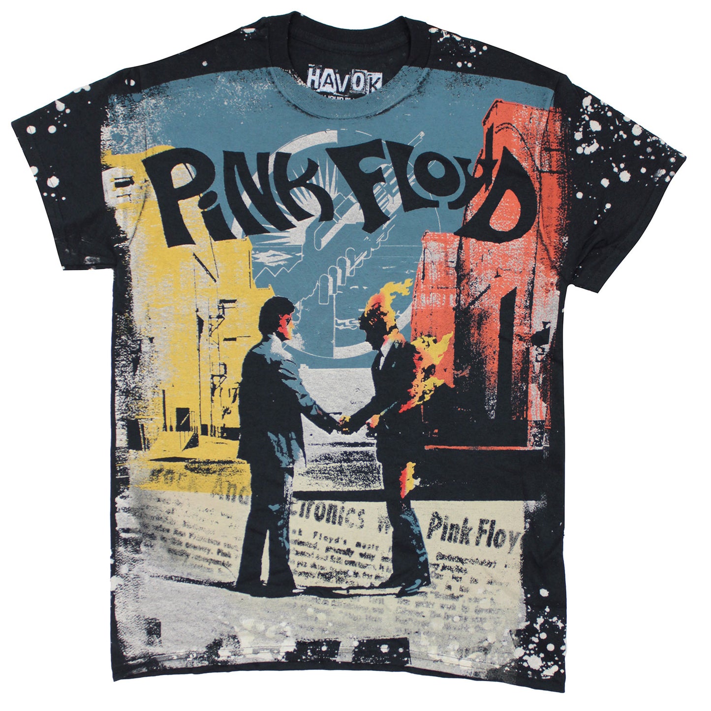Pink Floyd Wish You Were Here Havok Tie Dye T-shirt