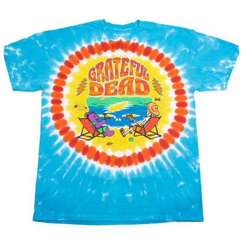 Grateful Dead Summer Time Fun Time Tie Dye T-shirt Front