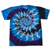 Spiral Skeletons Tie Dye T-shirt