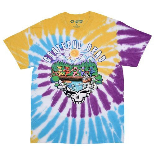 Grateful Dead Trail Walk Tie Dye T-shirt Front