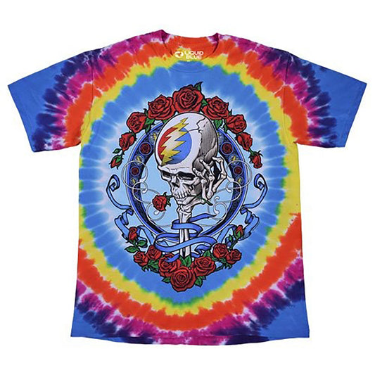 Grateful Dead Never Dead Tie Dye T-shirt Front