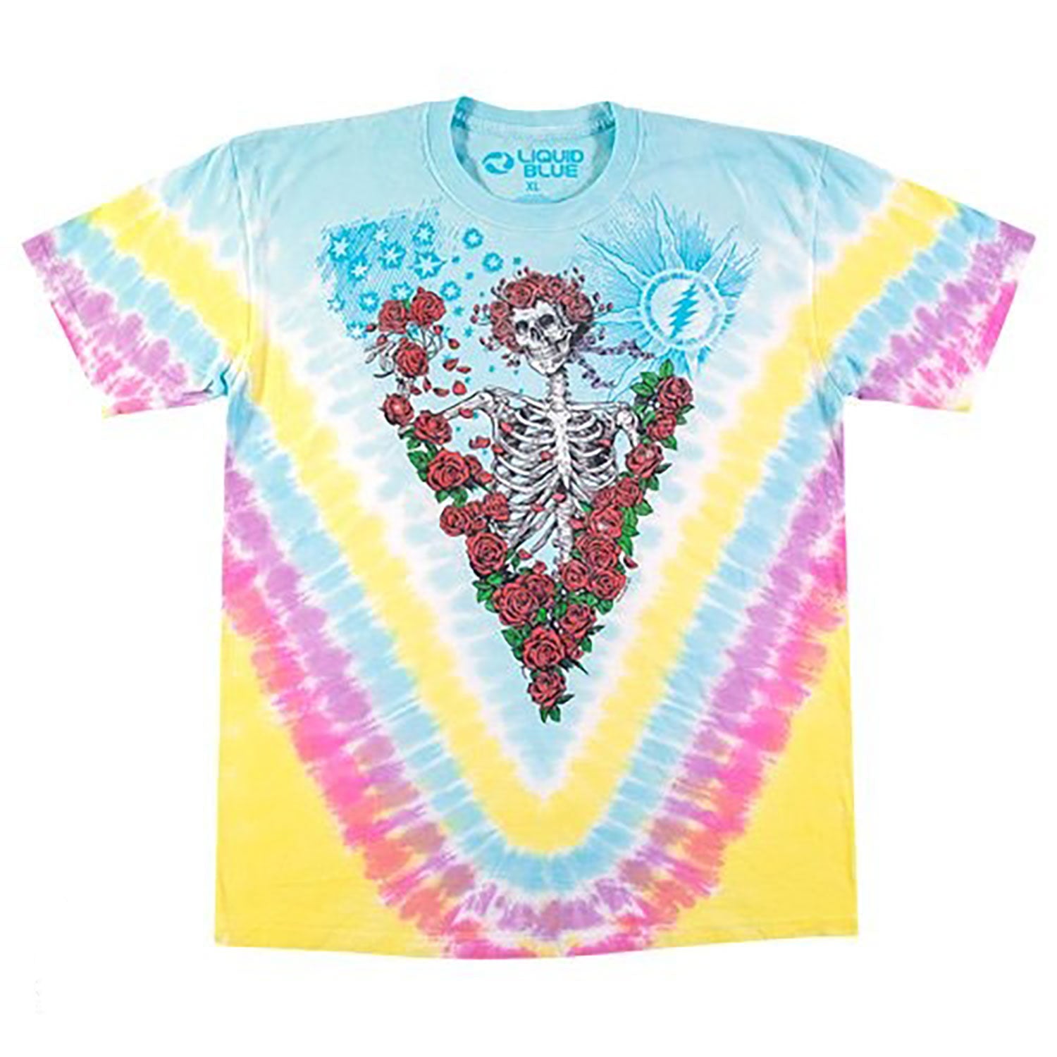 Grateful Dead Rose Garden Tie Dye T-shirt