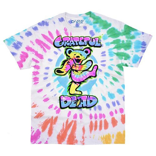 Grateful Dead Carnival Bears Tie Dye T-shirt Front