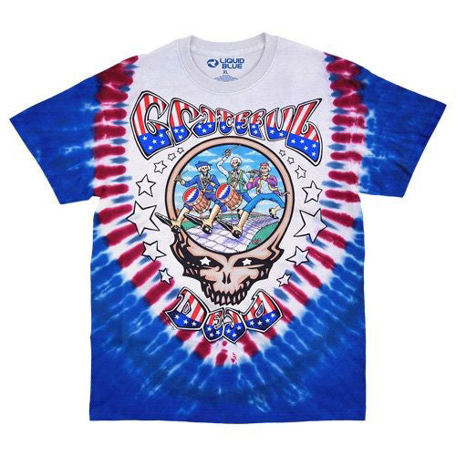 Grateful Dead Revolutionary Dead Tie Dye T-shirt Front