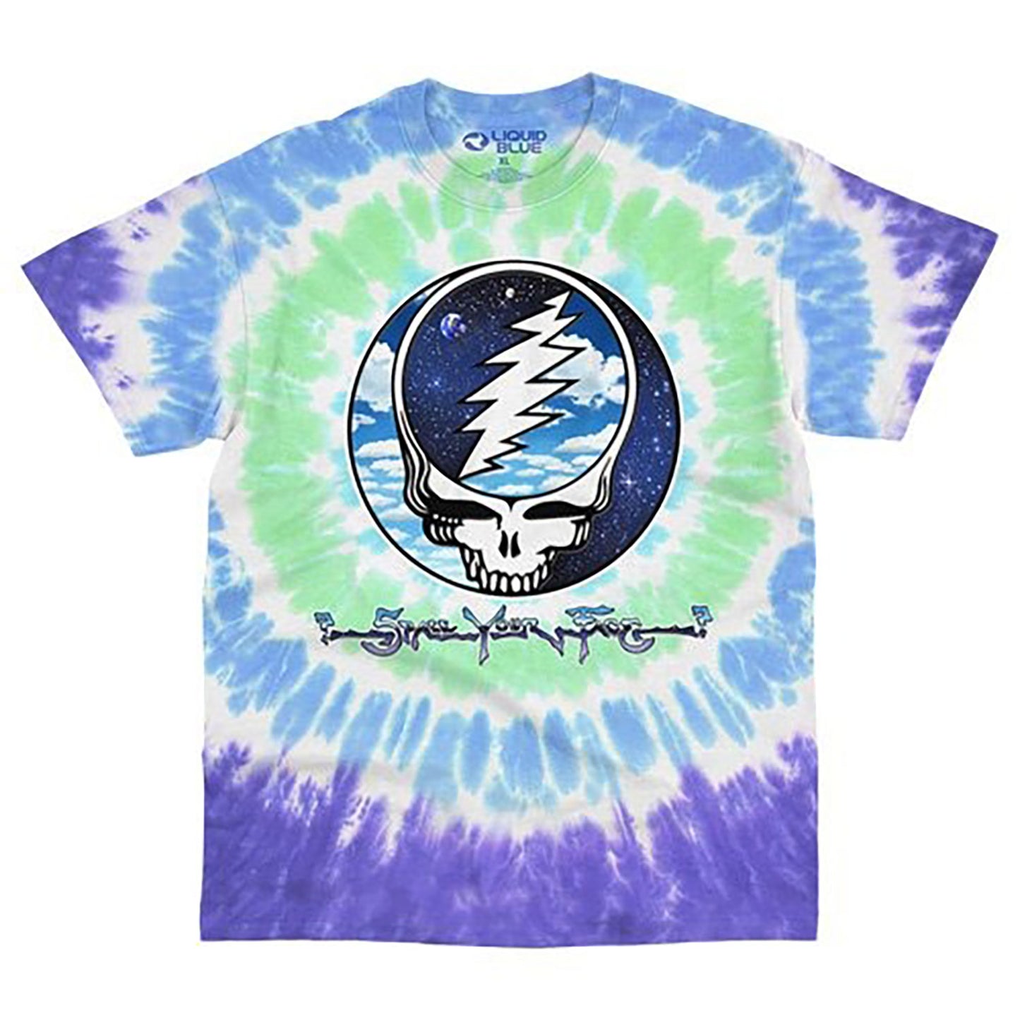 Grateful Dead Sky Space SYF Tie Dye T-shirt Front