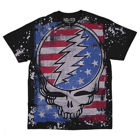 Grateful Dead True Blue Havok SYF Tie Dye T-shirt Front